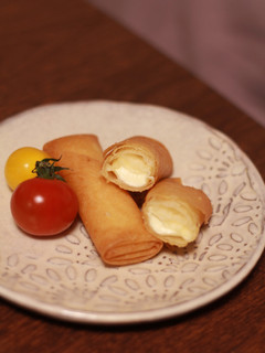 チーズフォンデュ春巻き♡-レシピのメイン写真