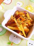 レンジで簡単☆さつまいものきんぴら。