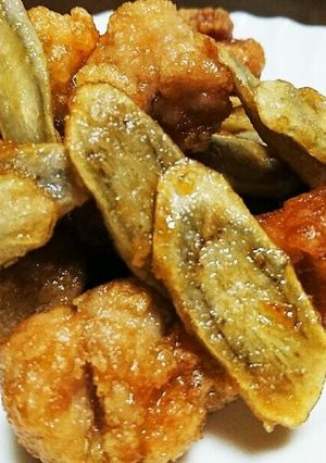 ごぼうとカジキのスタミナ揚げ-レシピのメイン写真