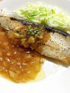 ぶりのソテー和風あんかけ添え-レシピのメイン写真