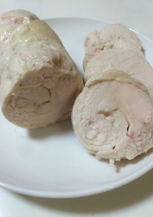 剥かない、置かない、塩抜きしない!鶏ハム-レシピのメイン写真