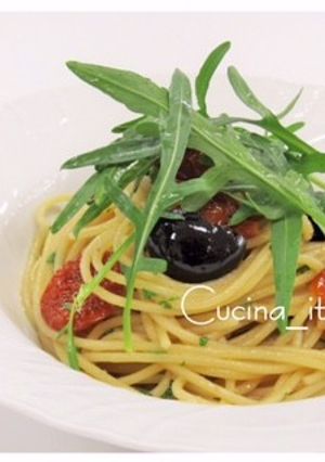 自家製ドライトマトのスパゲッティ-レシピのメイン写真