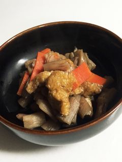 ズイキ(芋がら)の炒め煮-レシピのメイン写真