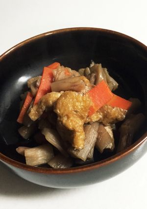 ズイキ(芋がら)の炒め煮-レシピのメイン写真