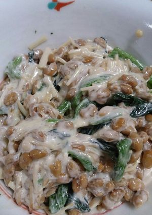 納豆とほうれん草のマヨあえ-レシピのメイン写真