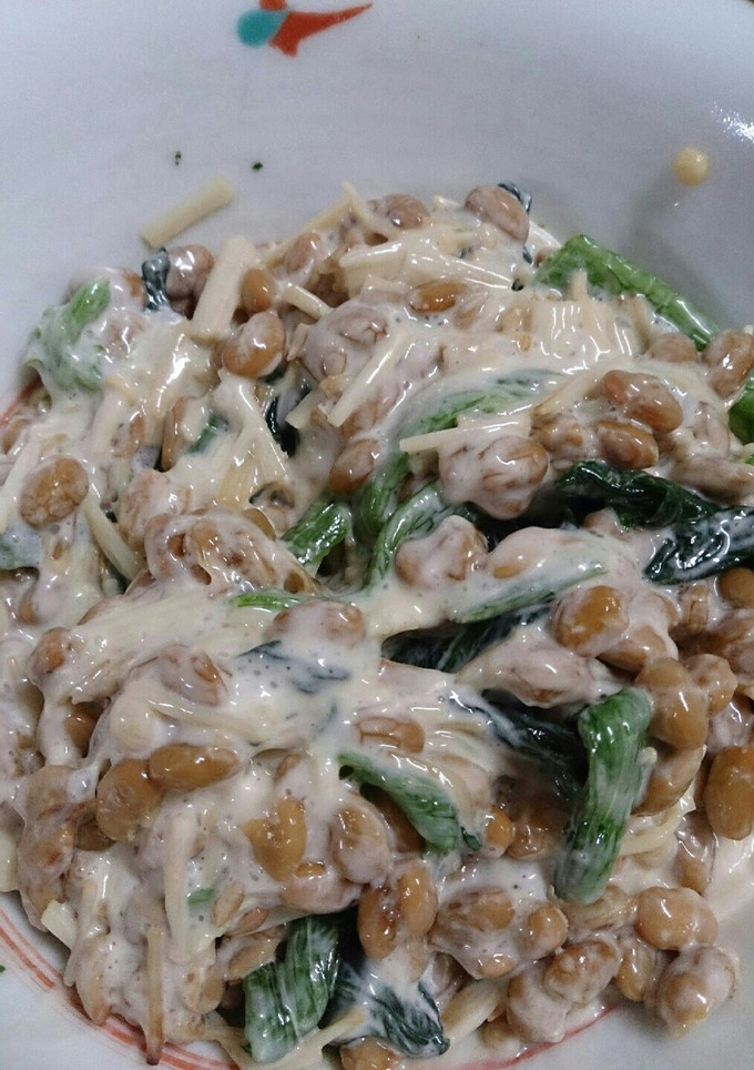 納豆とほうれん草のマヨあえ-レシピのメイン写真