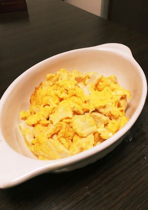 材料3つ☆サラダチキンのヘルシー親子炒め-レシピのメイン写真