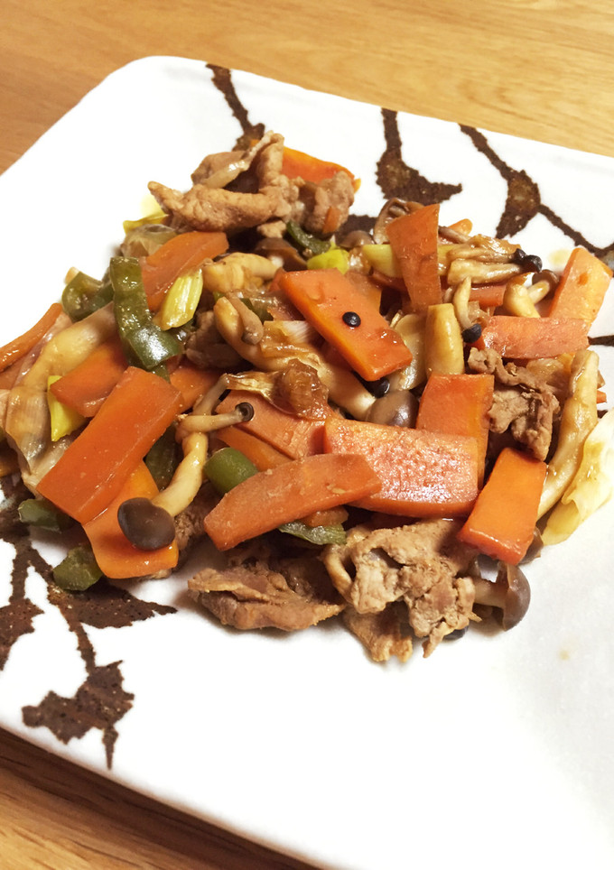 簡単！野菜と豚肉の中華炒め-レシピのメイン写真