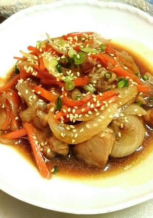 簡単！お弁当にも！鶏モモ肉の甘辛炒め⭐-レシピのメイン写真