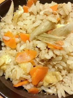 ツナ缶で炊き込みご飯☆-レシピのメイン写真