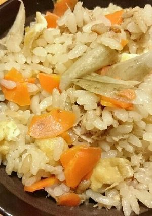 ツナ缶で炊き込みご飯☆-レシピのメイン写真
