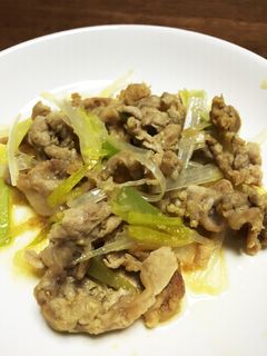 豚肉と長ネギのニンニク味噌炒め-レシピのメイン写真