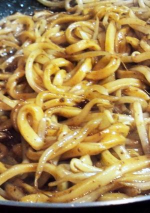 炒めるだけ！麻婆焼きうどん-レシピのメイン写真
