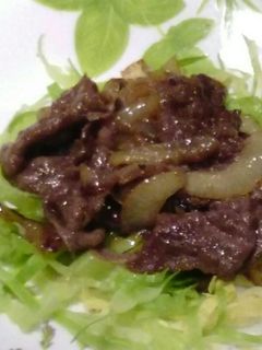 六甲牛のしょうが焼き-レシピのメイン写真