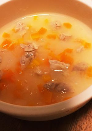 離乳食後期 ネギ入りスープ-レシピのメイン写真