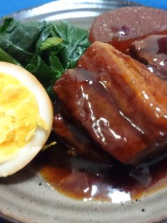 圧力鍋で簡単!!こってり豚の角煮-レシピのメイン写真
