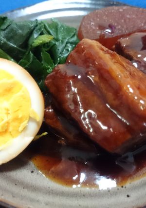 圧力鍋で簡単！！こってり豚の角煮-レシピのメイン写真