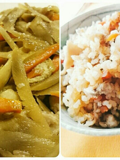 一つで二度おいしい☆鶏ごぼうきんぴら-レシピのメイン写真