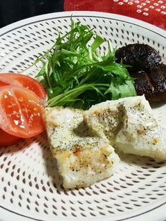 真鱈のムニエル 葉ワサビクリーム添え-レシピのメイン写真