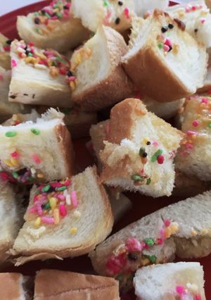 バレンタインの余りde簡単食パンラスク☆-レシピのメイン写真