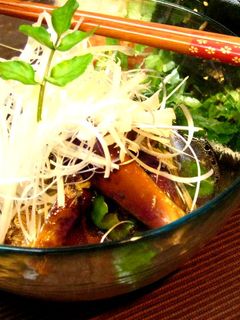 茄子の揚げびたし-レシピのメイン写真