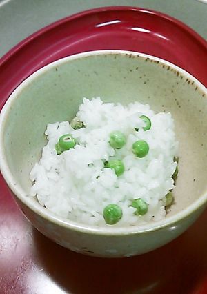 春だねグリーンピースご飯-レシピのメイン写真