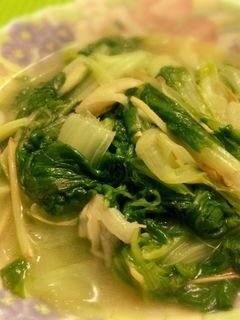 小白菜炒め-レシピのメイン写真