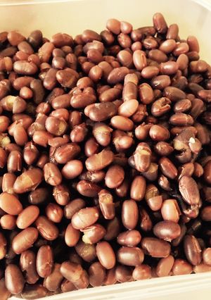 新鮮な十勝産小豆でサラダ用茹で小豆-レシピのメイン写真