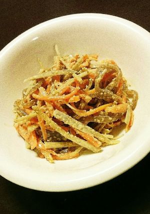 新食感ホットごぼうサラダ-レシピのメイン写真