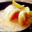 サーモンの白菜包み*きのこクリームソース