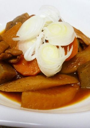 圧力鍋でもつ煮-レシピのメイン写真