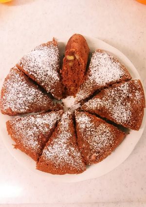 バナナとクルミのチョコケーキ-レシピのメイン写真