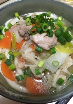 簡単！野菜たっぷりあったかおうどん-レシピのメイン写真