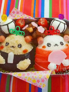 ひな祭り キャラ弁 くまちゃん-レシピのメイン写真