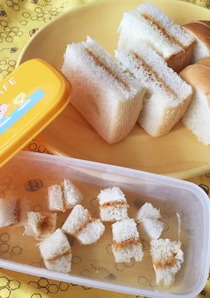 幼児と乳児の♡ふわふわきなこサンドイッチ-レシピのメイン写真