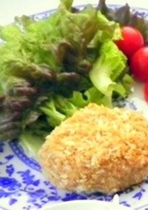 揚げずにヘルシー♪里芋の焼きコロッケ♪-レシピのメイン写真