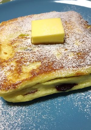 スライス生チョコレートでフレンチトースト-レシピのメイン写真