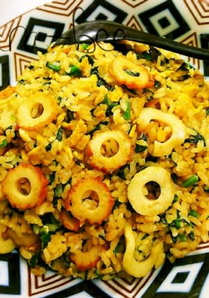 余り物で簡単♡スパイシーポパイちくわ炒飯-レシピのメイン写真