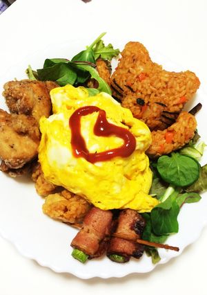 お昼寝ネコさんのオムライス-レシピのメイン写真