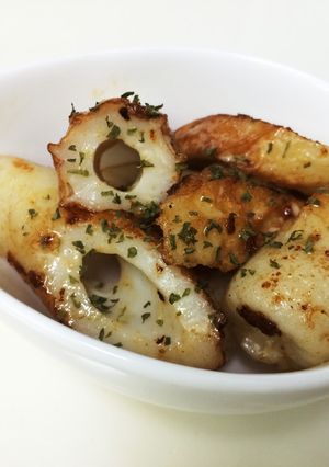 お弁当に❋ちくわのコンソメマヨ炒め-レシピのメイン写真