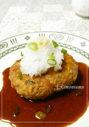リメイク！いり豆腐でおろしハンバーグ♪-レシピのメイン写真