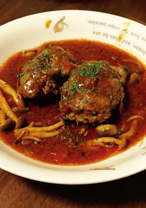 【簡単】本格的！煮込みハンバーグ-レシピのメイン写真