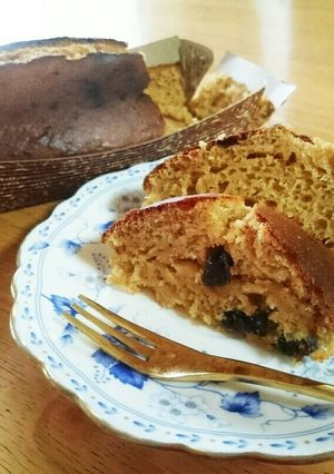 妊婦おやつ＊プルーンきなこケーキ-レシピのメイン写真