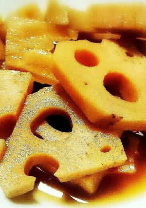 蓮根の甘煮-レシピのメイン写真