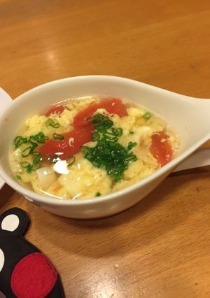 トマトと卵のシンプルスープ-レシピのメイン写真