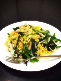 梅昆布茶と白だしの和風パスタ♬-レシピのメイン写真