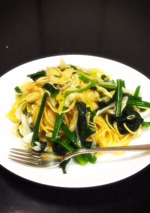 梅昆布茶と白だしの和風パスタ♬-レシピのメイン写真