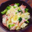 スキレットで簡単朝食☆ベーコンポテト