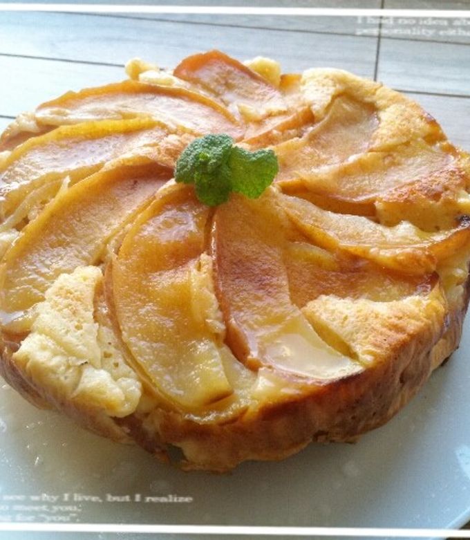 ダイエット中に♪簡単♪ヘルシー林檎ケーキ-レシピのメイン写真