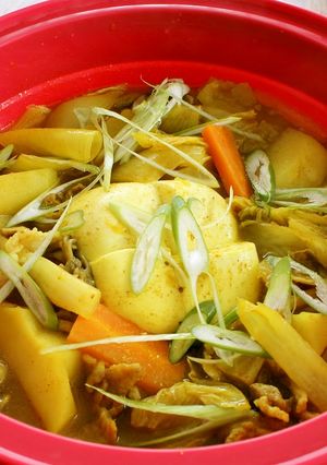 ピリっとスパイシー！野菜たっぷりカレー鍋-レシピのメイン写真